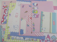 Cute Kawaii Hello Kitty Little Twin Stars My Melody Pochacco Tuxedosam Cherry Chum Letter Sets - Penpal Stationery Writing Paper Envelope