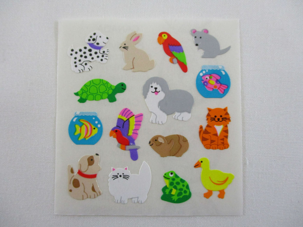 Sandylion Pet Animals Sticker Sheet / Module - Vintage & Collectible