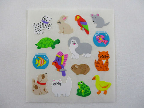 Sandylion Pet Animals Sticker Sheet / Module - Vintage & Collectible