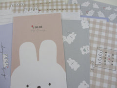 Cute Kawaii Q-Lia Dear My Bunny Rabbit Letter Sets - Stationery Writing Paper Envelope Penpal
