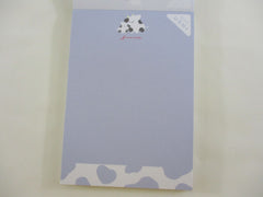 Cute Kawaii Q-Lia Dear Moo Moo Cow 4 x 6 Inch Notepad / Memo Pad - A - Stationery Designer Paper Collection