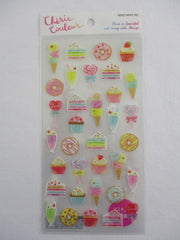 Cute Kawaii Mind Wave Cherie Couleur Donut Ice Cream Cupcake Drink Sticker Sheet - for Journal Planner Craft Organizer Calendar