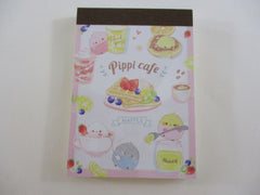 Cute Kawaii Crux Pippi Cafe Bird Mini Notepad / Memo Pad - Stationery Designer Paper Collection