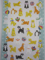 Cute Kawaii Mind Wave Dog Puppies Sticker Sheet - for Journal Planner Craft