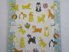 Cute Kawaii Mind Wave Dog Puppies Sticker Sheet - for Journal Planner Craft