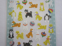 Cute Kawaii Mind Wave Dog Puppies Sticker Sheet - for Journal Planner Craft