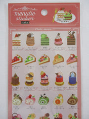 Cute Kawaii Mind Wave Menutic Fruit Cake Roll Pie Sticker Sheet - for Journal Planner Craft Organizer