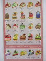 Cute Kawaii Mind Wave Menutic Fruit Cake Roll Pie Sticker Sheet - for Journal Planner Craft Organizer