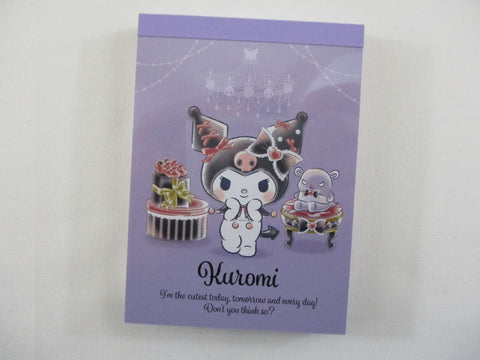 Cute Kawaii Kuromi Mini Notepad / Memo Pad - C - Stationery Designer Paper Collection