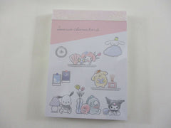 Cute Kawaii Sanrio Characters Cinnamoroll My Melody Kuromi Pochacco Purin Mini Notepad / Memo Pad Kamio - Stationery Designer Paper Collection