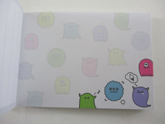 Cute Kawaii Crux Little Monster Dino Ghost Mini Notepad / Memo Pad - Stationery Designer Paper Collection