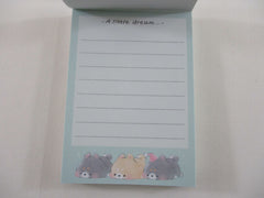 Cute Kawaii Kamio Good Night Moffy Dog Mini Notepad / Memo Pad - Stationery Designer Paper Collection