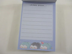 Cute Kawaii Kamio Good Night Moffy Penguin Mini Notepad / Memo Pad - Stationery Designer Paper Collection