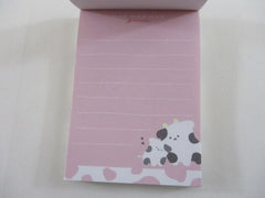 Cute Kawaii Q-lia Mugyutto  Cow Friends Mini Notepad / Memo Pad - Stationery Designer Paper Collection