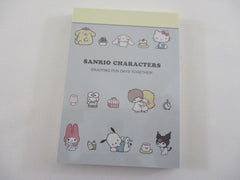 Cute Kawaii Sanrio Characters Cinnamoroll My Melody Kuromi Pochacco Purin Mini Notepad / Memo Pad Kamio - Stationery Designer Paper Collection