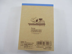 Cute Kawaii Peanuts Snoopy Mini Notepad / Memo Pad Kamio - E Food Market - Stationery Designer Paper Collection