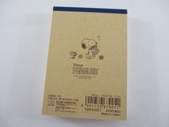 Cute Kawaii Peanuts Snoopy Mini Notepad / Memo Pad Kamio - D Food Market - Stationery Designer Paper Collection