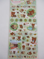 Cute Kawaii San-X Rilakkuma Bear Sticker Sheet 2016 - for Planner Journal Scrapbook Craft