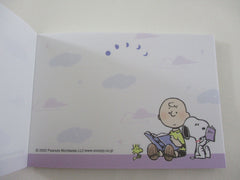 Cute Kawaii Peanuts Snoopy Mini Notepad / Memo Pad Kamio - L Stars - Stationery Designer Paper Collection