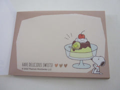 Cute Kawaii Peanuts Snoopy Mini Notepad / Memo Pad Kamio - M pancakes - Stationery Designer Paper Collection