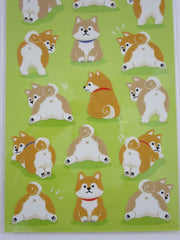 Cute Kawaii Mind Wave Dog Puppies Sticker Sheet - for Journal Planner Craft