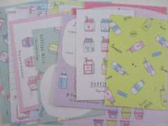 Cute Kawaii Kamio Popping Milk Letter Sets - Stationery Writing Paper Envelope