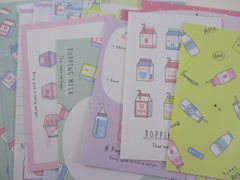 Cute Kawaii Kamio Popping Milk Letter Sets - Stationery Writing Paper Envelope