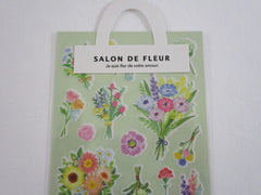 Cute Kawaii Mind Wave Flower Parlor Salon de Fleur Sticker Sheet - A - for Journal Planner Craft Organizer Calendar Garden Spring Nature
