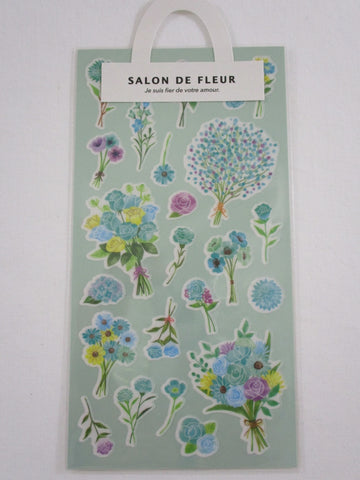 Cute Kawaii Mind Wave Flower Parlor Salon de Fleur Sticker Sheet - B - for Journal Planner Craft Organizer Calendar Garden Spring Nature