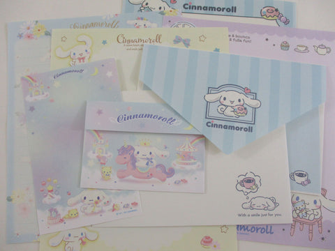 Cute Kawaii Cinnamoroll Unicorn Letter Sets - Penpal Stationery Writing Paper Envelope - Rare Preowned