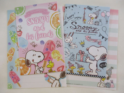 Cute Kawaii Kamio Peanuts Snoopy Mini Letter Sets - C - Stationery Small Note Envelope