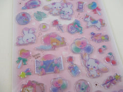 Cute Kawaii Q-lia Rabbit Sticker Sheet - for Journal Planner Craft Organizer