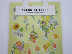Cute Kawaii Mind Wave Flower Parlor Salon de Fleur Sticker Sheet - I - for Journal Planner Craft Organizer Calendar Garden Spring Nature