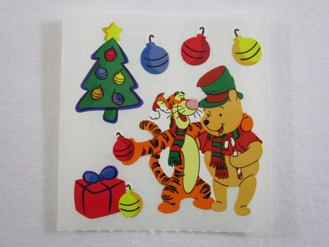 Sandylion Winnie the Pooh Tiger Christmas Sticker Sheet / Module - Vintage & Collectible - B