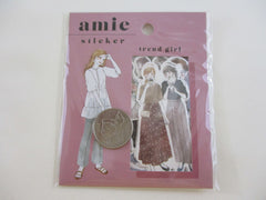 Cute Kawaii MW Amie Girl Style - B Trend Flake Stickers Sack - for Journal Agenda Planner Scrapbooking Craft