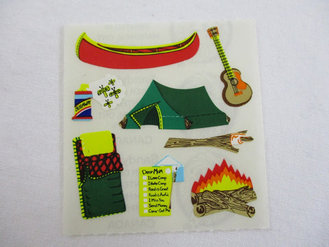 Sandylion Camping Sticker Sheet / Module - Vintage & Collectible