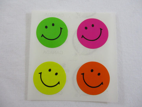 Sandylion Smiley Face Sticker Sheet / Module - Vintage & Collectible