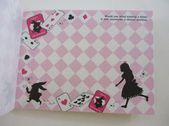 Cute Kawaii Kamio Alice Fairy Tale World Mini Notepad / Memo Pad - Vintage and Rare - Stationery Design Writing