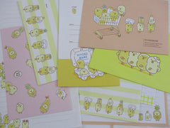 Cute Kawaii Mind Wave Chicks and Eggs Piyokomame  Letter Sets - Stationery Writing Paper Envelope Penpal