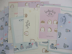 Cute Kawaii Q-Lia Hedgehog Penguin Letter Sets - Stationery Writing Paper Envelope Penpal