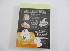 Cute Kawaii Crux Espresso Mofu Rabbit Mini Notepad / Memo Pad - Stationery Designer Paper Collection