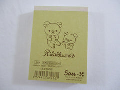 Cute Kawaii San-X Rilakkuma Bear La Fraise Strawberry Mini Notepad / Memo Pad - B - Stationery Writing Message