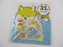 Cute Kawaii Mind Wave 30th Anniversary - Dog Puppy Flake Stickers Sack - for Journal Agenda Planner Scrapbooking Craft