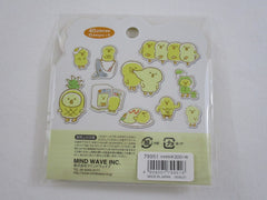 Cute Kawaii Mind Wave 30th Anniversary - Chick Piyo Flake Stickers Sack - for Journal Agenda Planner Scrapbooking Craft