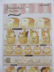 Cute Kawaii Kamio Bakery Bread Cafe Sticker Sheet - for Journal Planner Craft