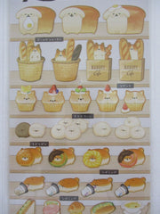 Cute Kawaii Kamio Bakery Bread Cafe Sticker Sheet - for Journal Planner Craft