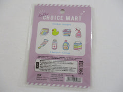 Cute Kawaii Crux Choice Mart Shopping Cart Stickers Flake Sack - Laundry Soap Clean Bath