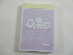 Cute Kawaii Kamio Shiroi Mofu Ghost Animals Mini Notepad / Memo Pad - Stationery Designer Paper Collection