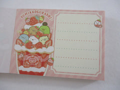 Cute Kawaii San-X Sumikko Gurashi Strawberry Fair Mini Notepad / Memo Pad - C - 2020