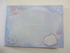 Cute Kawaii Crux Ghost Obake Mini Notepad / Memo Pad - Stationery Designer Paper Collection